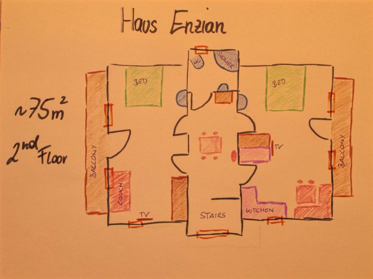 Appartement Haus Enzian à Hinterstoder Extérieur photo